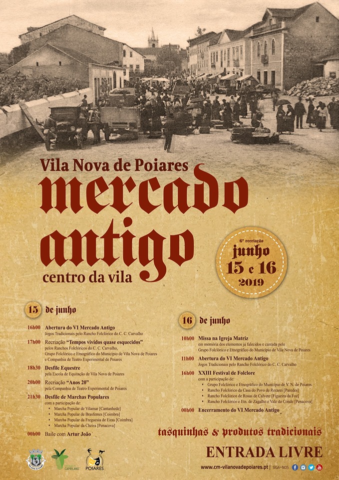 Rádio Regional do Centro: Poiares: VI Recriação do Mercado Antigo anima centro histórico