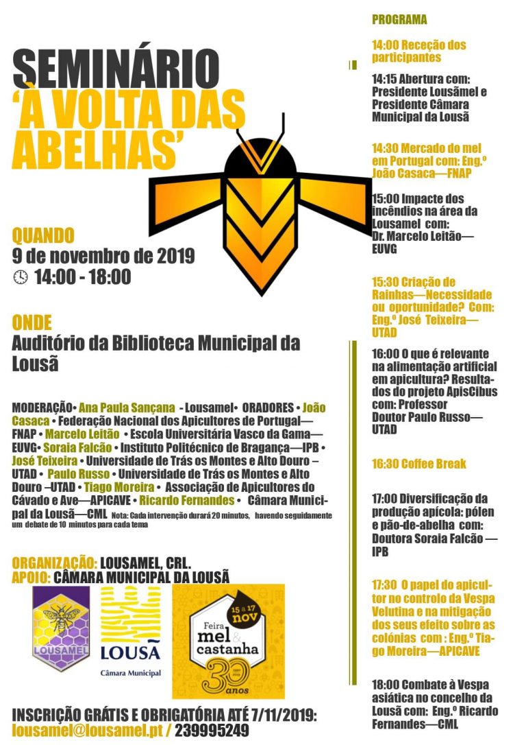 Rádio Regional do Centro: Programa da Manhã: Realizou-se na Lousã o seminário “À Volta do Mel” Rádio Regional do Centro: Programa da Manhã: Realizou-se na Lousã o seminário “À Volta do Mel”