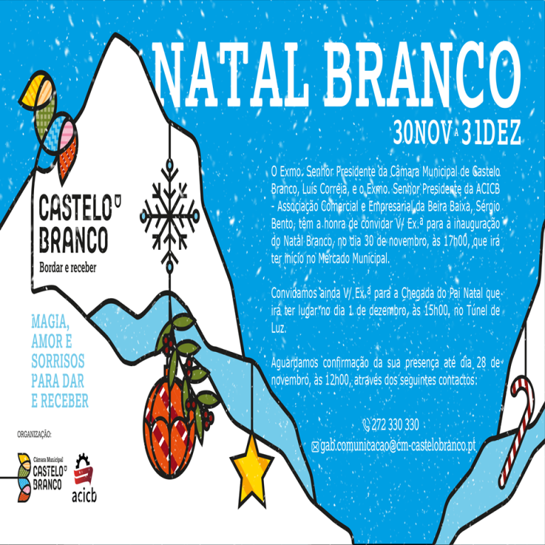 Rádio Regional do Centro: Programa da Manhã: Castelo Branco convida-nos a viver o Natal Branco