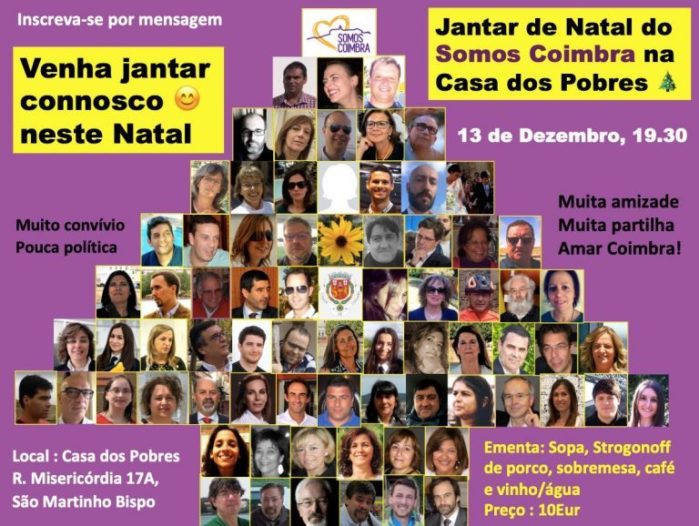 Rádio Regional do Centro: “Somos Coimbra” em jantar de Natal na Casa dos Pobres