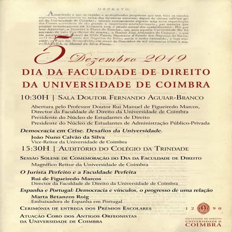 Rádio Regional do Centro: Programa da Manhã: Dia da Faculdade de Direito da Universidade de Coimbra