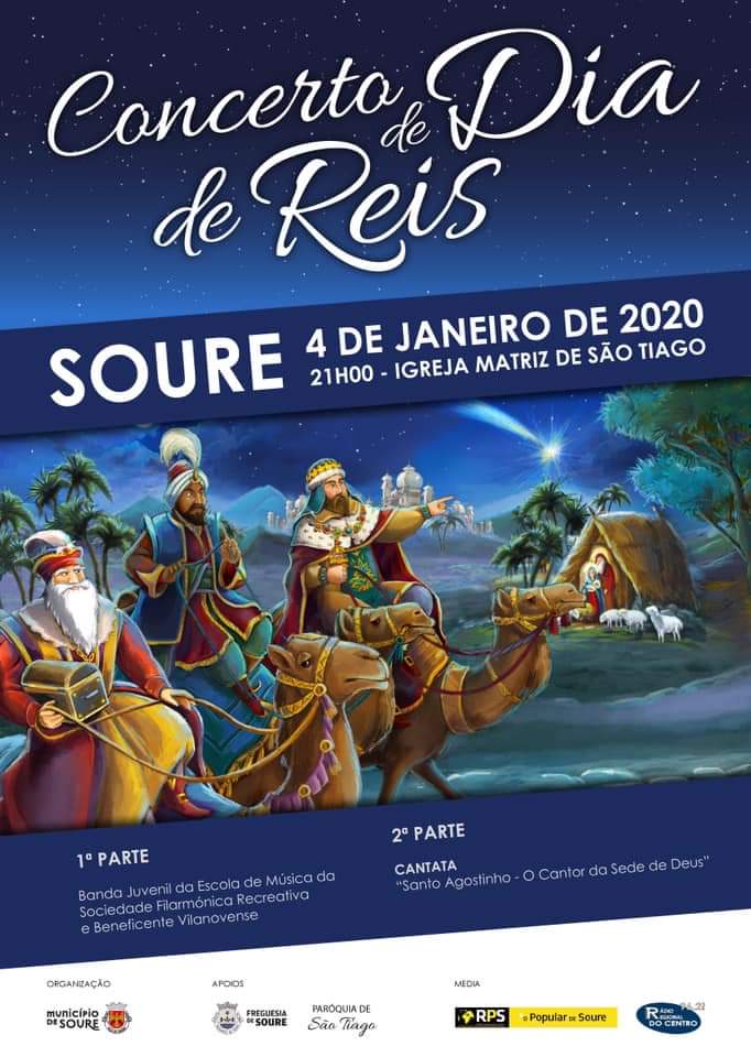 Rádio Regional do Centro: Soure realiza hoje concerto Dia de Reis na Igreja Matriz de S. Tiago