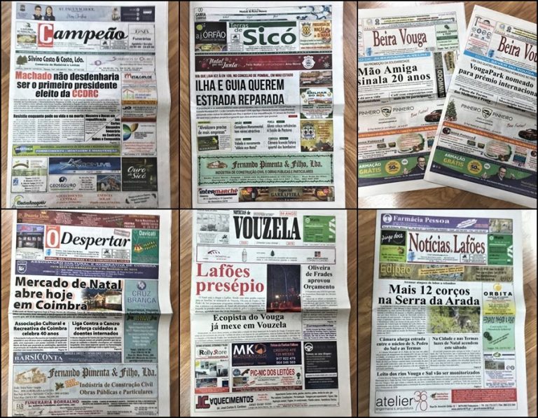 Rádio Regional do Centro: Dia Nacional da Imprensa – Destaque para os jornais do Grupo Media Centro