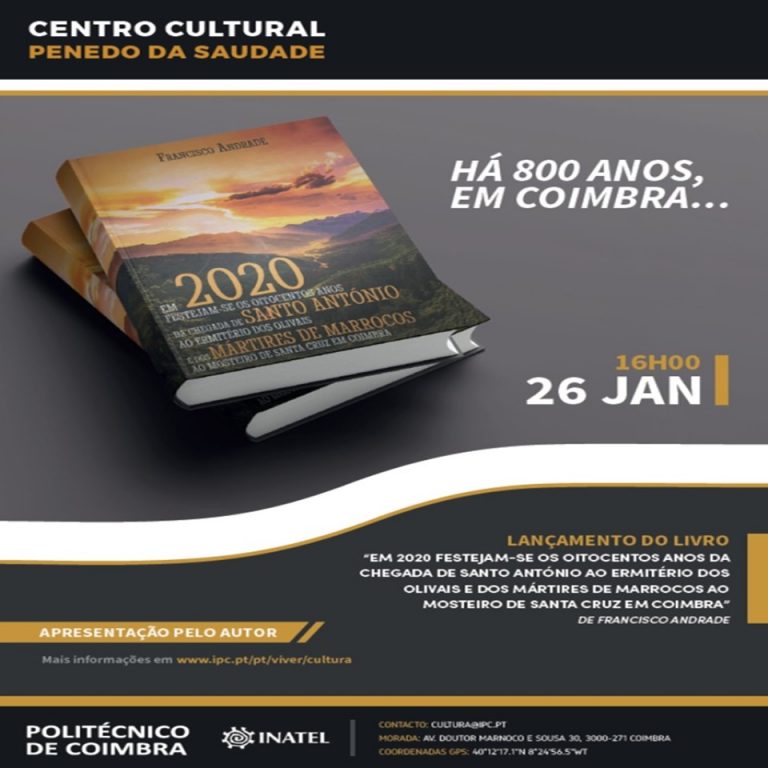 Rádio Regional do Centro: Lançamento de livro sobre Santo António no Centro Cultural do IPC