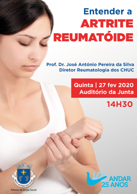 Rádio Regional do Centro: Auditório Santo António dos Olivais vai receber sessão sobre Artrite Reumatóide