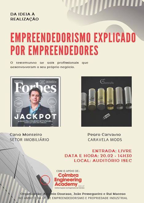 Rádio Regional do Centro: ISEC promove palestra “Empreendedorismo Explicado por Empreendedores”