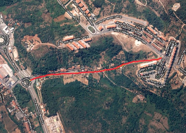 Rádio Regional do Centro: Coimbra: Rua de Vale de Figueiras com trânsito condicionado