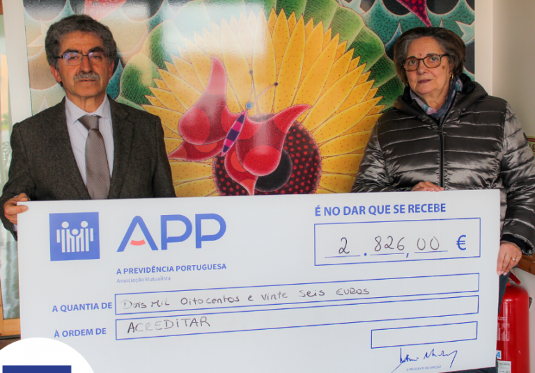 Rádio Regional do Centro: A Previdência Portuguesa entregou 2 826 euros à Acreditar