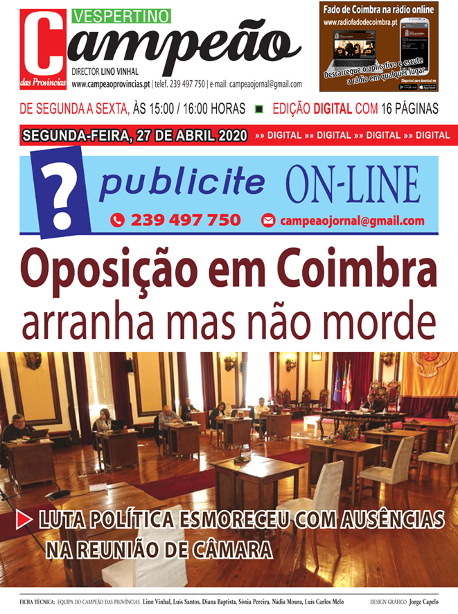 Rádio Regional do Centro: Já está aí o “Campeão” vespertino em Jornal Digital