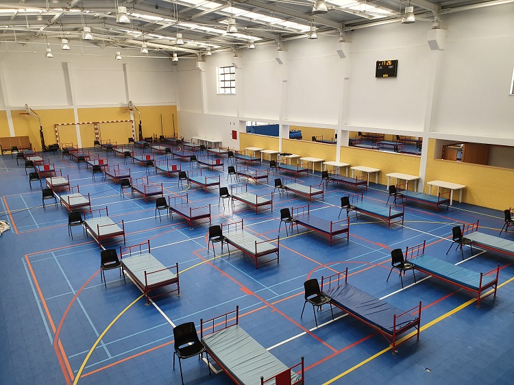 Rádio Regional do Centro: Centro de Acolhimento Temporário instalado na Escola Básica da Lousã