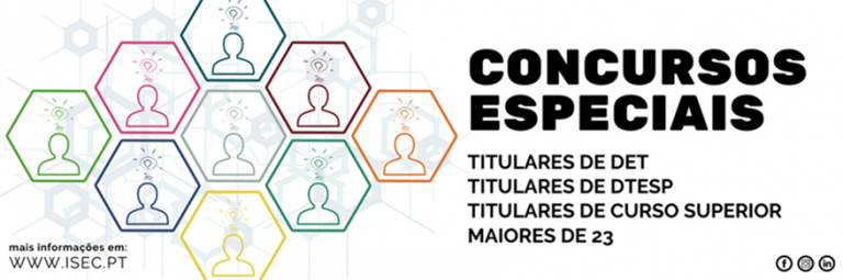 Rádio Regional do Centro: ISEC: Está a decorrer a 1ª fase de candidaturas aos Concursos Especiais