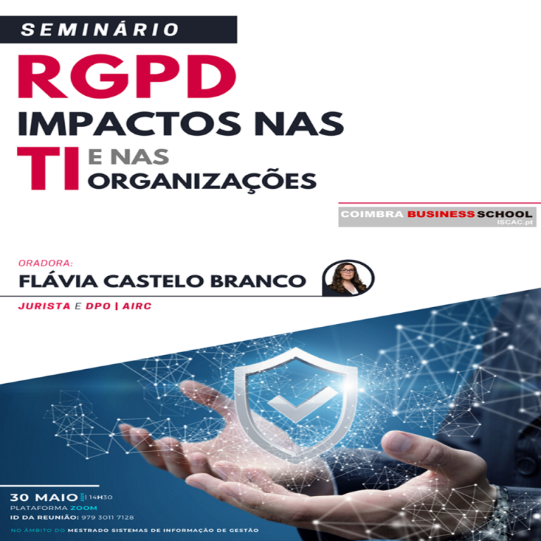 Rádio Regional do Centro: Coimbra Business School: Seminário ‘RGPD Impacto nas TI e nas Organizações’