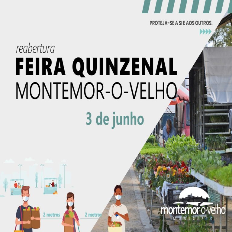 Rádio Regional do Centro: Feira quinzenal de Montemor-o-Velho reabre a 3 de junho
