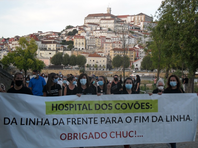 Rádio Regional do Centro: Manifestação em Coimbra: Covões não pode ser a despensa do CHUC