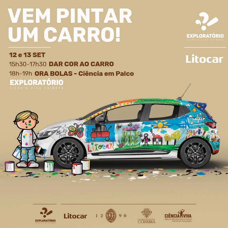 Rádio Regional do Centro: Exploratório desafia a pintar um automóvel no fim-de-semana
