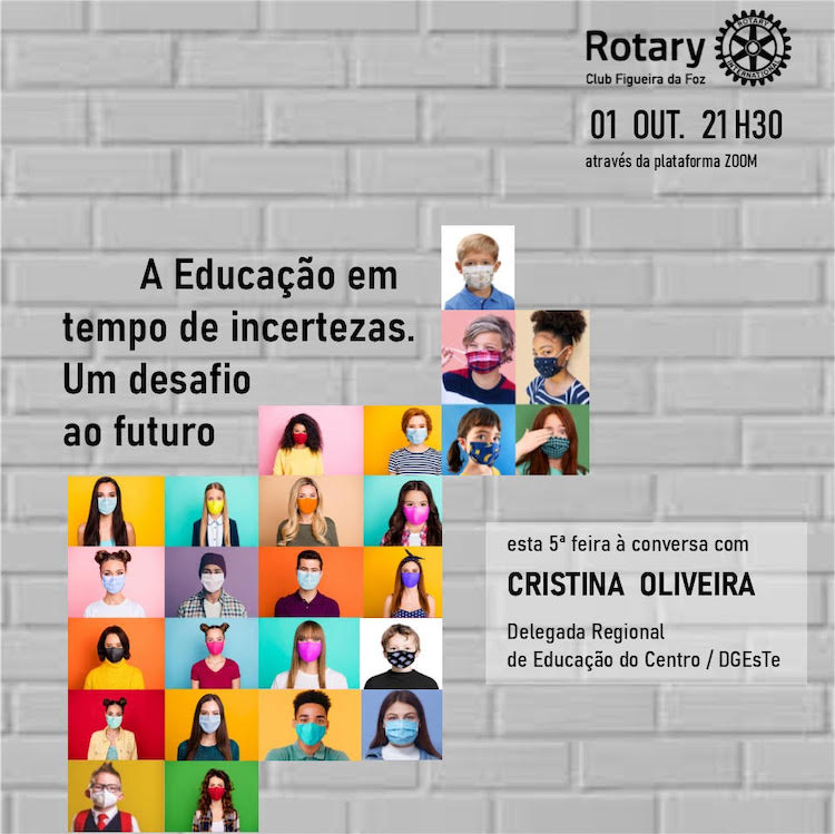 Rádio Regional do Centro: Cristina Oliveira fala da educação em tempo de vírus no Rotary Figueira da Foz