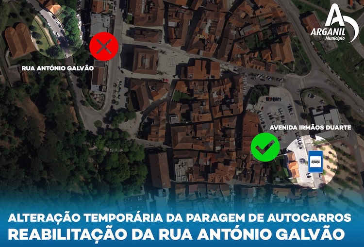 Rádio Regional do Centro: Obras no centro de Arganil motivam alteração de paragem de autocarro