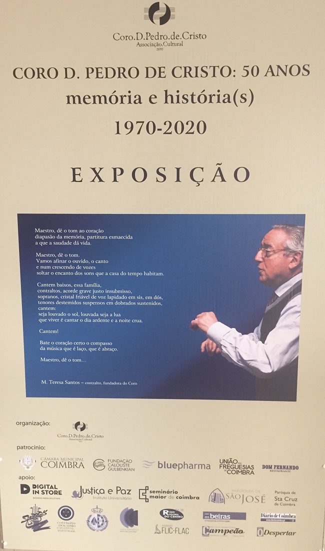 Rádio Regional do Centro: Coimbra: Coro D. Pedro de Cristo tem exposição e monografia dos 50 anos