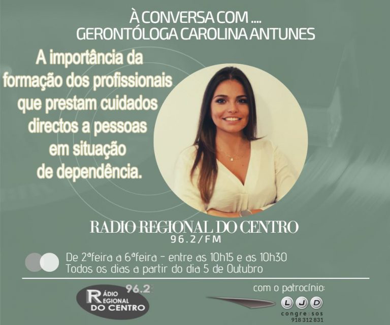 Rádio Regional do Centro: “À conversa com Carolina Antunes”: A importância da formação dos profissionais?