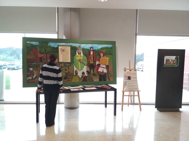 Rádio Regional do Centro: Biblioteca de Anadia mostra painel evocativo do Foral de Paredes do Bairro