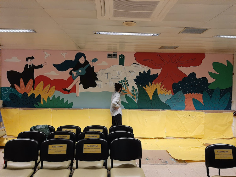 Rádio Regional do Centro: IPO Coimbra inaugura intervenções artísticas do concurso Entre Paredes d’Opital