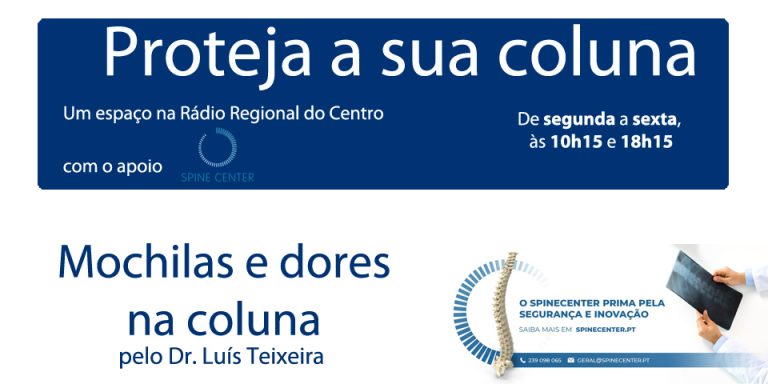 Rádio Regional do Centro: Proteja a sua coluna com o apoio Spine Center