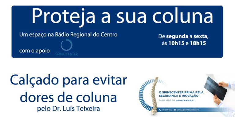 Rádio Regional do Centro: Proteja a sua coluna com o apoio Spine Center