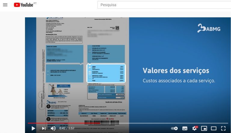 Rádio Regional do Centro: ABMG lança vídeo promocional para que clientes saibam interpretar as facturas