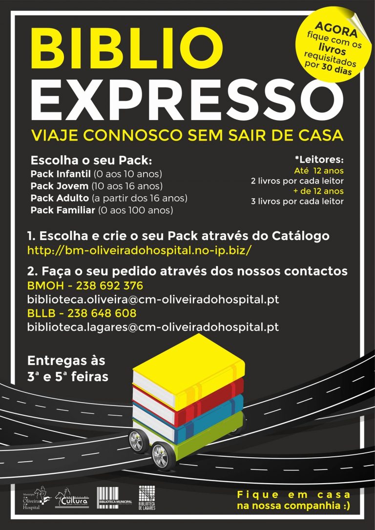 Rádio Regional do Centro: Município de Oliveira do Hospital entrega livros em casa