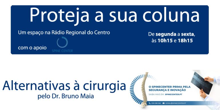 Rádio Regional do Centro: Proteja a sua coluna com o apoio Spine Center