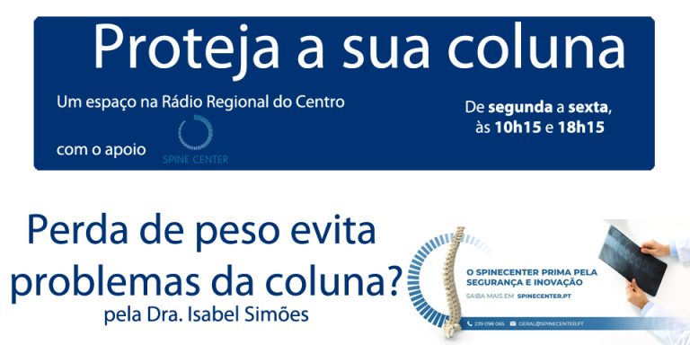 Rádio Regional do Centro: Proteja a sua coluna com o apoio Spine Center