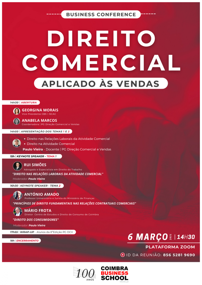 Rádio Regional do Centro: ISCAC promove 8ª Business Conference de Direito Comercial Aplicado às Vendas