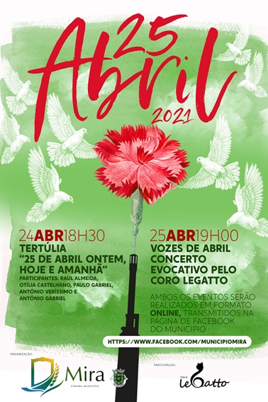 Rádio Regional do Centro: 25 de Abril celebra-se em Mira em formato online