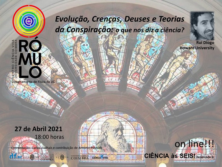Rádio Regional do Centro: RÓMULO: Palestra sobre “Evolução, Crenças, Deuses, e Teorias da Conspiração”