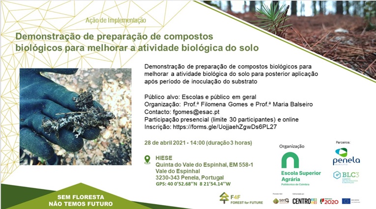 Rádio Regional do Centro: ESAC, Penela e BCL3 demonstram como melhorar a actividade biológica do solo