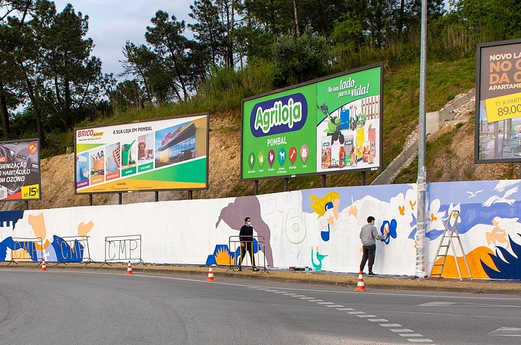 Rádio Regional do Centro: Pombal pinta mural junto ao IC2 para incentivar visitas turísticas