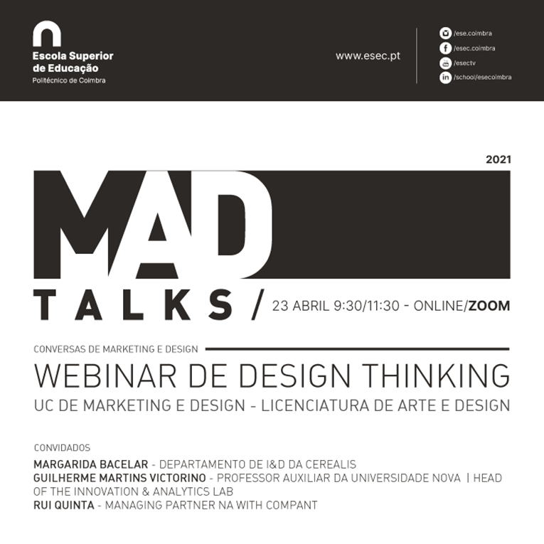 Rádio Regional do Centro: ESEC realiza webinar sobre marketing e design