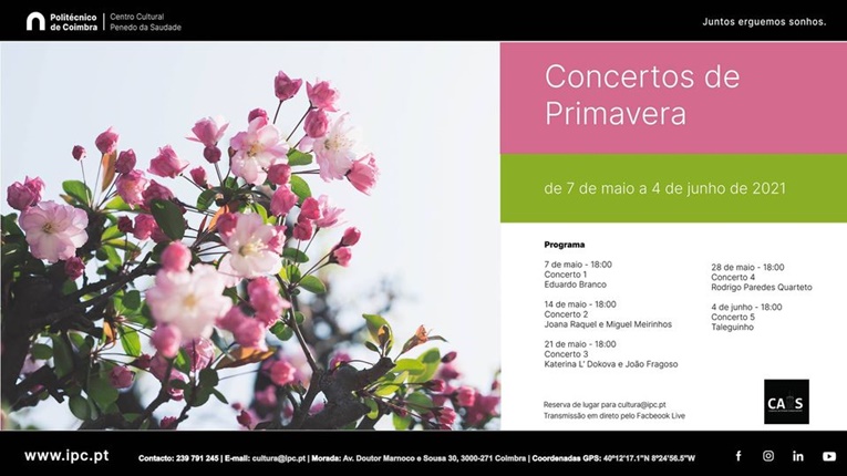 Rádio Regional do Centro: Concertos de Primavera no Centro Cultural do Politécnico de Coimbra