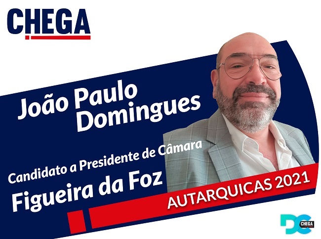 Rádio Regional do Centro: João Paulo Domingues é o candidato do Chega à Figueira da Foz
