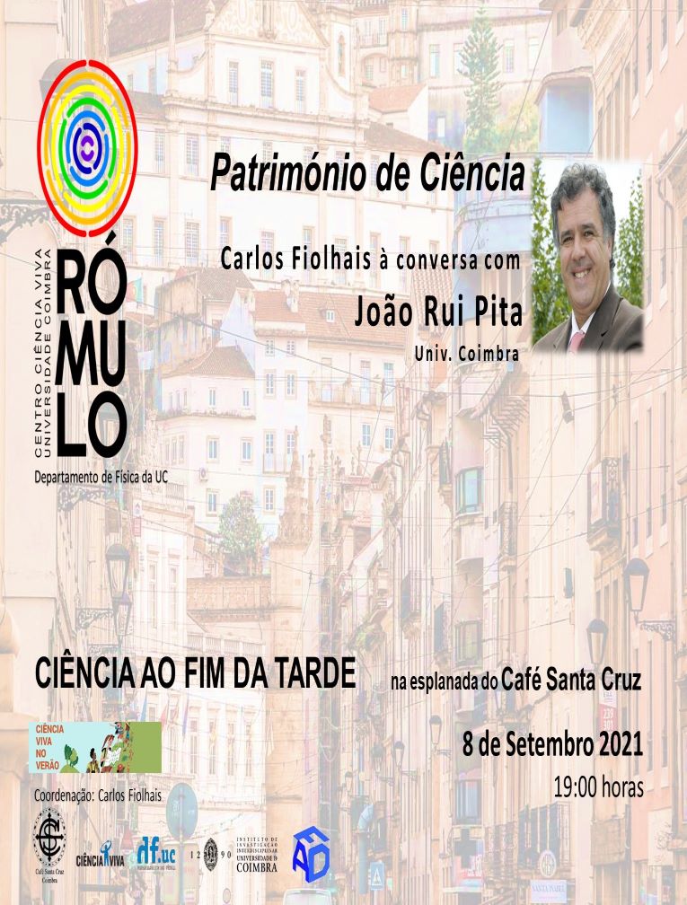 Rádio Regional do Centro: João Rui Pita vai estar à conversa com Carlos Fiolhais no Café Santa Cruz