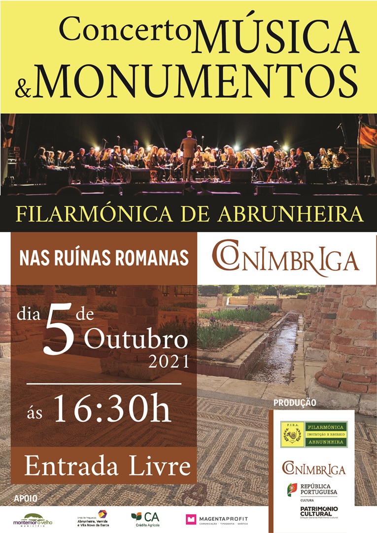 Rádio Regional do Centro: Montemor-o-Velho: Filarmónica da Abrunheira apresenta-se em concerto “Música & Monumentos”