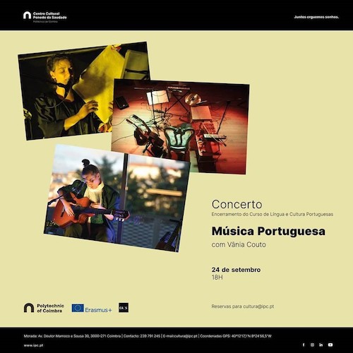 Rádio Regional do Centro: Concerto de Vânia Couto no Centro Cultural do Politécnico de Coimbra