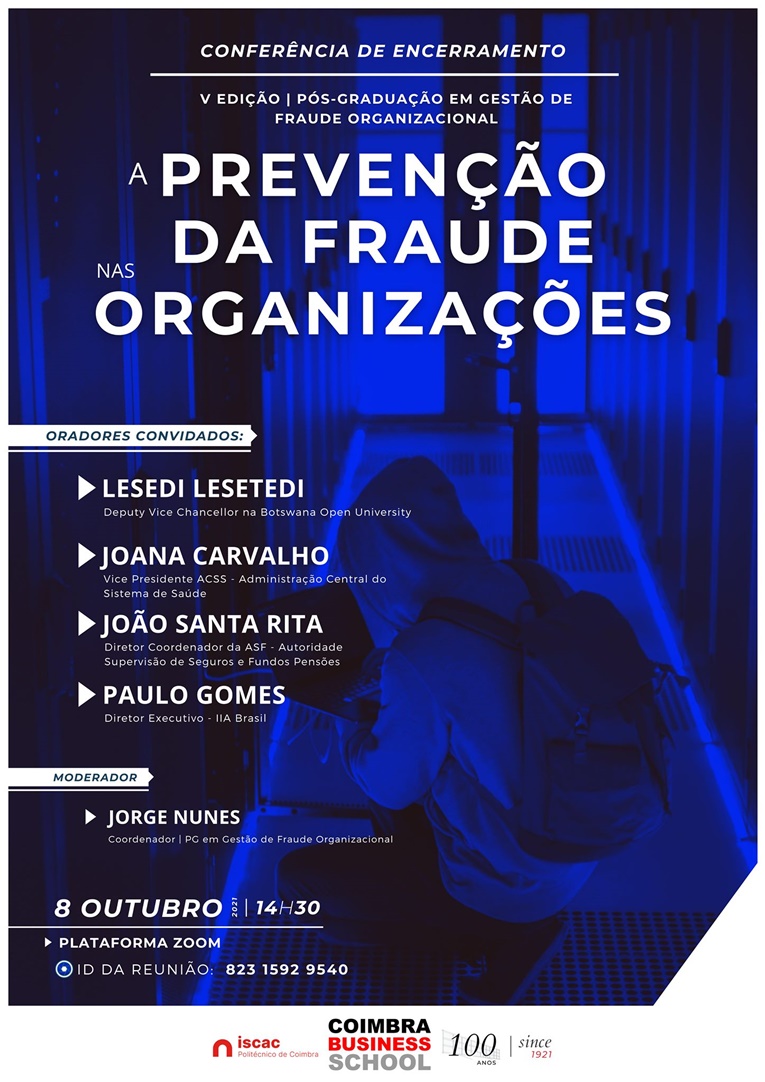Rádio Regional do Centro: 5.ª Edição da Pós-graduação em Gestão da Fraude Organizacional decorre esta sexta-feira