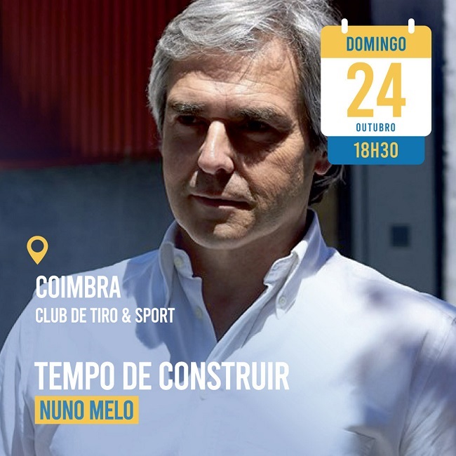 Rádio Regional do Centro: Nuno Melo em campanha para a liderança do CDS-PP estará domingo em Coimbra