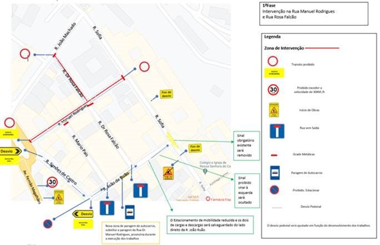 Rádio Regional do Centro: Rua Doutor Manuel Rodrigues interdita ao trânsito para obras de requalificação