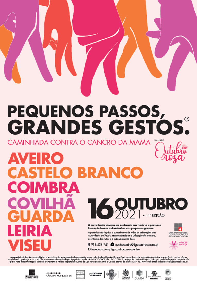 Rádio Regional do Centro: Liga Portuguesa Contra o Cancro realiza amanhã caminhada Pequenos Passos Grandes Gestos