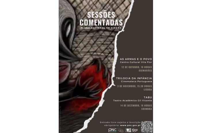Rádio Regional do Centro: Plano Nacional de Cinema realiza sessões comentadas em Guimarães, Lisboa e Coimbra