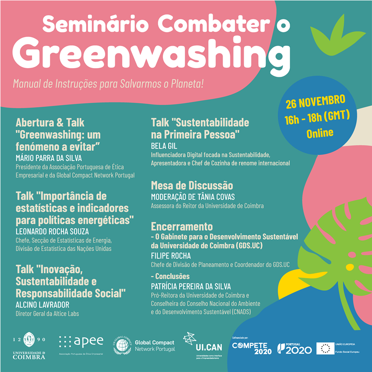 Rádio Regional do Centro: UC promove seminário online “Combater o Greenwashing”