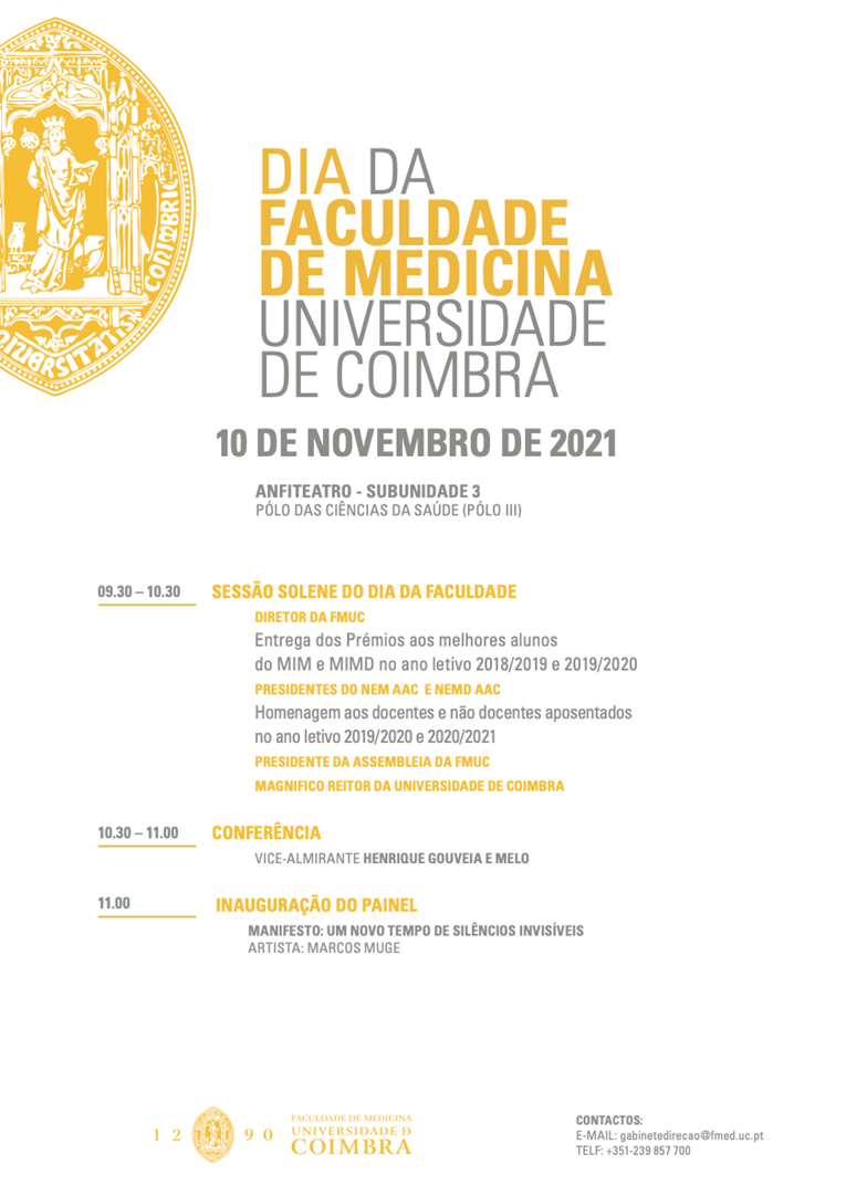 Rádio Regional do Centro: Dia da Faculdade de Medicina da UC celebra-se quarta-feira