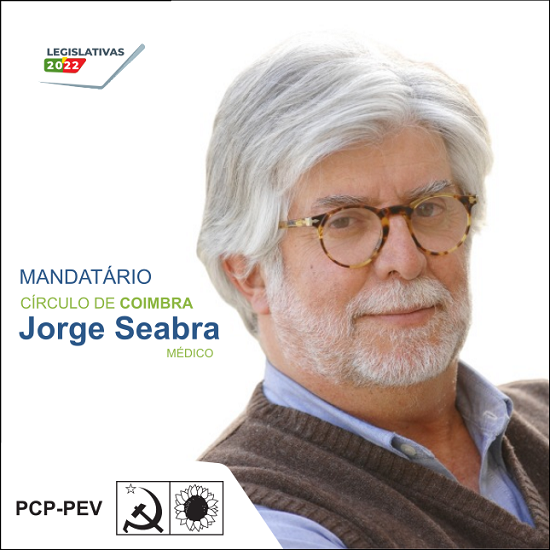 Rádio Regional do Centro: Jorge Seabra é mandatário da lista da CDU de candidatos a deputados por Coimbra